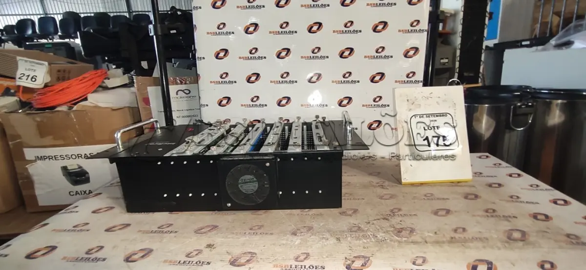 LOTE 175 - 01 CENTRAL TELEFÔNICA MODELO IMPACTA 220R MARCA INTELBRAS. (NO ESTADO) ATENÇÃO! FAZER A VISITAÇÃO ANTES DE ARREMATAR, NÃO SABEMOS SE FUNCIONA, LEILÃO NÃO TEM GARANTIA E NEM DEVOLUÇÃO, SUJEITO A POSSÍVEIS AVARIAS VISÍVEIS/OCULTAS E/OU AUSÊNCIA DE COMPONENTES.