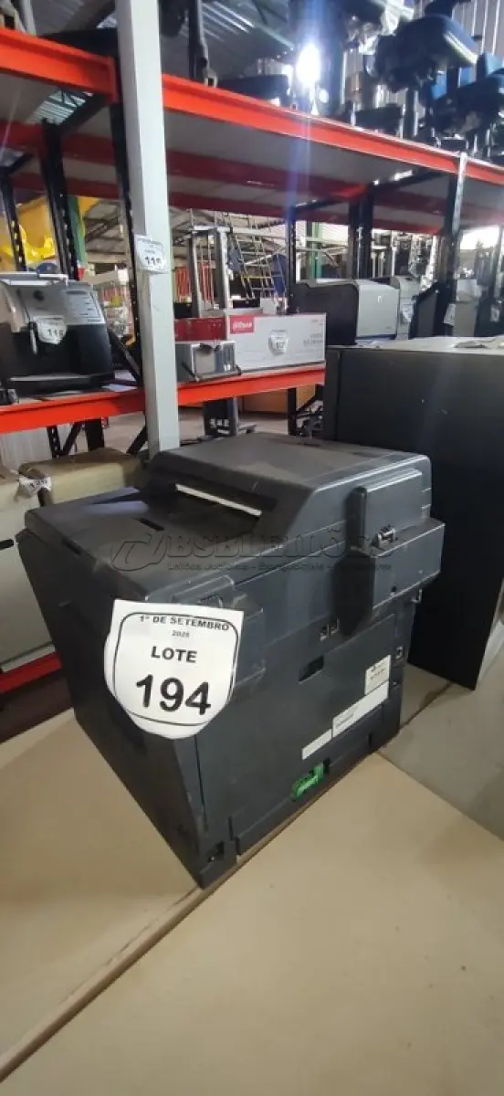 LOTE 194 - 01 IMPRESSORA MULTIFUNCIONAL MODELO MFC-8512DN MARCA BROTHER. (NO ESTADO) ATENÇÃO! FAZER A VISITAÇÃO ANTES DE ARREMATAR, NÃO SABEMOS SE FUNCIONA, LEILÃO NÃO TEM GARANTIA E NEM DEVOLUÇÃO, SUJEITO A POSSÍVEIS AVARIAS VISÍVEIS/OCULTAS E/OU AUSÊNCIA DE COMPONENTES.