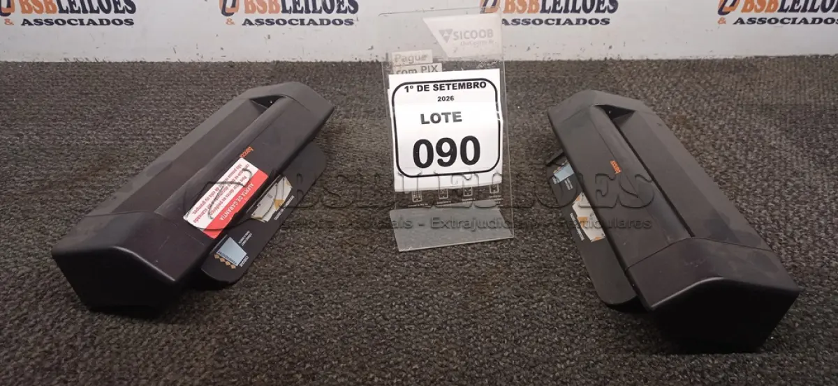 LOTE 090 - 02 SCANNERS DE DOCUMENTO MARCA BANCOR. (NO ESTADO) ATENÇÃO! FAZER A VISITAÇÃO ANTES DE ARREMATAR, NÃO SABEMOS SE FUNCIONA, LEILÃO NÃO TEM GARANTIA E NEM DEVOLUÇÃO, SUJEITO A POSSÍVEIS AVARIAS VISÍVEIS/OCULTAS E/OU AUSÊNCIA DE COMPONENTES.