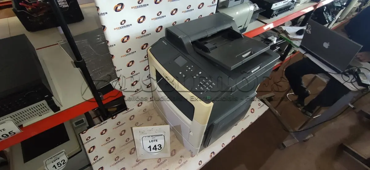 LOTE 143 - 01 IMPRESSORA MODELO MX310DN MARCA LEXMARK. (NO ESTADO) ATENÇÃO! FAZER A VISITAÇÃO ANTES DE ARREMATAR, NÃO SABEMOS SE FUNCIONA, LEILÃO NÃO TEM GARANTIA E NEM DEVOLUÇÃO, SUJEITO A POSSÍVEIS AVARIAS VISÍVEIS/OCULTAS E/OU AUSÊNCIA DE COMPONENTES.
