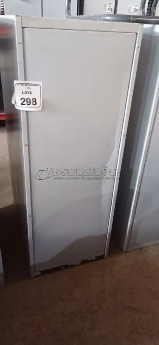 LOTE 298 - 01 ARQUIVO COM 04 GAVETAS EM AÇO. (NO ESTADO) ATENÇÃO! FAZER A VISITAÇÃO ANTES DE ARREMATAR, NÃO SABEMOS SE FUNCIONA, LEILÃO NÃO TEM GARANTIA E NEM DEVOLUÇÃO, SUJEITO A POSSÍVEIS AVARIAS VISÍVEIS/OCULTAS E/OU AUSÊNCIA DE COMPONENTES.