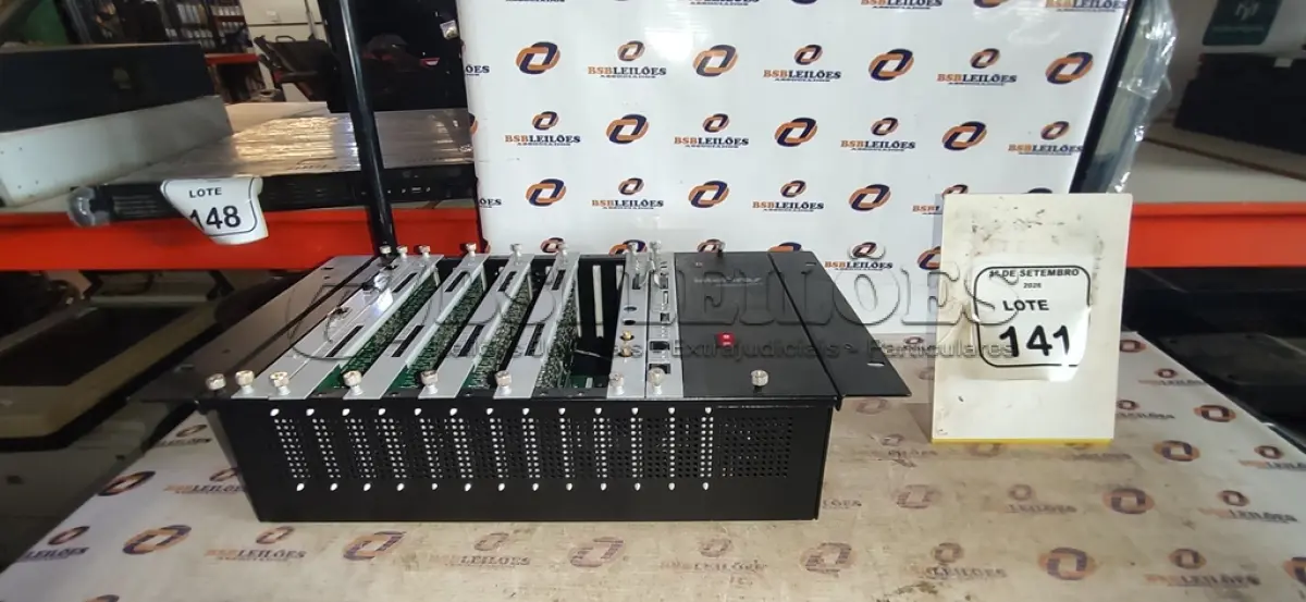 LOTE 141 - 01 CENTRAL TELEFÔNICA MODELO IMPACTA 140R MARCA INTELBRAS. (NO ESTADO) ATENÇÃO! FAZER A VISITAÇÃO ANTES DE ARREMATAR, NÃO SABEMOS SE FUNCIONA, LEILÃO NÃO TEM GARANTIA E NEM DEVOLUÇÃO, SUJEITO A POSSÍVEIS AVARIAS VISÍVEIS/OCULTAS E/OU AUSÊNCIA DE COMPONENTES.