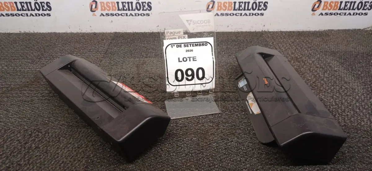 LOTE 090 - 02 SCANNERS DE DOCUMENTO MARCA BANCOR. (NO ESTADO) ATENÇÃO! FAZER A VISITAÇÃO ANTES DE ARREMATAR, NÃO SABEMOS SE FUNCIONA, LEILÃO NÃO TEM GARANTIA E NEM DEVOLUÇÃO, SUJEITO A POSSÍVEIS AVARIAS VISÍVEIS/OCULTAS E/OU AUSÊNCIA DE COMPONENTES.