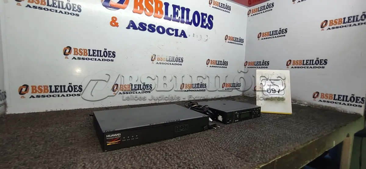 LOTE 097 - 01 TRANSMISSOR DE PA PESSOAL MODELO T35 MARCA WILLIAMS SOUND E 01 FIREWALL MODELO SECOSPACE MARCA HUAWEI. (NO ESTADO) ATENÇÃO! FAZER A VISITAÇÃO ANTES DE ARREMATAR, NÃO SABEMOS SE FUNCIONA, LEILÃO NÃO TEM GARANTIA E NEM DEVOLUÇÃO, SUJEITO A POSSÍVEIS AVARIAS VISÍVEIS/OCULTAS E/OU AUSÊNCIA DE COMPONENTES.