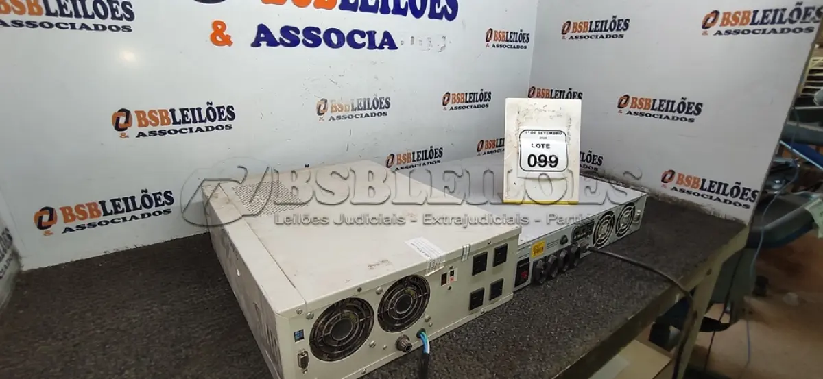 LOTE 099 - 02 NOBREAKS. (NO ESTADO) ATENÇÃO! FAZER A VISITAÇÃO ANTES DE ARREMATAR, NÃO SABEMOS SE FUNCIONA, LEILÃO NÃO TEM GARANTIA E NEM DEVOLUÇÃO, SUJEITO A POSSÍVEIS AVARIAS VISÍVEIS/OCULTAS E/OU AUSÊNCIA DE COMPONENTES.