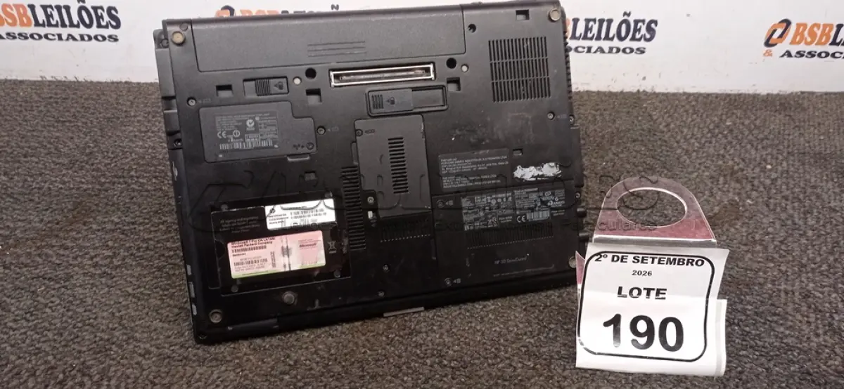 LOTE 190 - 01 NOTEBOOK MODELO ELITEBOOK 6930P MARCA HP SEM FONTE. (NO ESTADO) ATENÇÃO! FAZER A VISITAÇÃO ANTES DE ARREMATAR, NÃO SABEMOS SE FUNCIONA, LEILÃO NÃO TEM GARANTIA E NEM DEVOLUÇÃO, SUJEITO A POSSÍVEIS AVARIAS VISÍVEIS/OCULTAS E/OU AUSÊNCIA DE COMPONENTES.