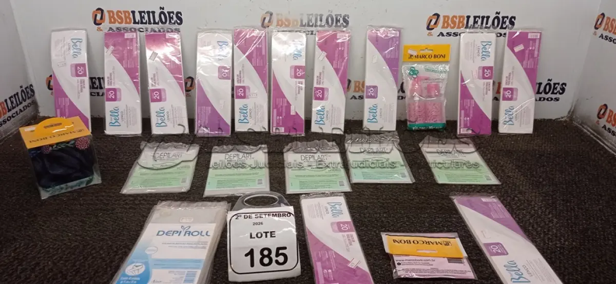 LOTE 185 - 01 LOTE COM UTENSÍLIOS DE HIGIENE E CUIDADOS PESSOAIS DIVERSOS. (NO ESTADO) ATENÇÃO! FAZER A VISITAÇÃO ANTES DE ARREMATAR, NÃO SABEMOS SE FUNCIONA, LEILÃO NÃO TEM GARANTIA E NEM DEVOLUÇÃO, SUJEITO A POSSÍVEIS AVARIAS VISÍVEIS/OCULTAS E/OU AUSÊNCIA DE COMPONENTES.