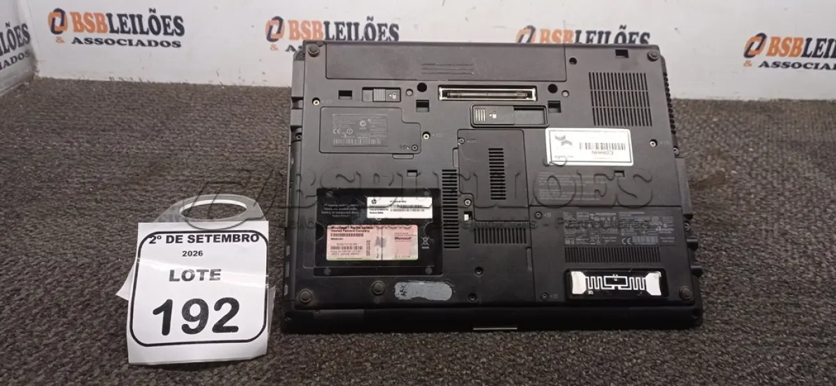 LOTE 192 - 01 NOTEBOOK MODELO ELITEBOOK 6930P MARCA HP SEM FONTE. (NO ESTADO) ATENÇÃO! FAZER A VISITAÇÃO ANTES DE ARREMATAR, NÃO SABEMOS SE FUNCIONA, LEILÃO NÃO TEM GARANTIA E NEM DEVOLUÇÃO, SUJEITO A POSSÍVEIS AVARIAS VISÍVEIS/OCULTAS E/OU AUSÊNCIA DE COMPONENTES.