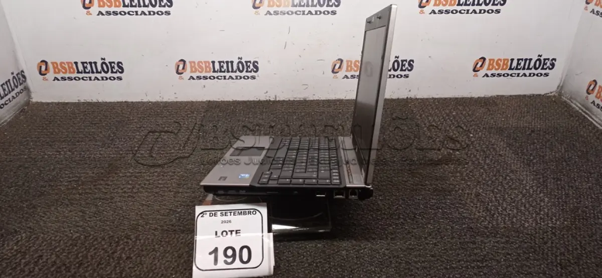 LOTE 190 - 01 NOTEBOOK MODELO ELITEBOOK 6930P MARCA HP SEM FONTE. (NO ESTADO) ATENÇÃO! FAZER A VISITAÇÃO ANTES DE ARREMATAR, NÃO SABEMOS SE FUNCIONA, LEILÃO NÃO TEM GARANTIA E NEM DEVOLUÇÃO, SUJEITO A POSSÍVEIS AVARIAS VISÍVEIS/OCULTAS E/OU AUSÊNCIA DE COMPONENTES.