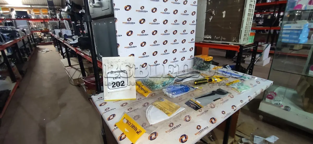 LOTE 202 - 01 LOTE COM UTENSÍLIOS DE HIGIENE E CUIDADOS PESSOAIS DIVERSOS. (NO ESTADO) ATENÇÃO! FAZER A VISITAÇÃO ANTES DE ARREMATAR, NÃO SABEMOS SE FUNCIONA, LEILÃO NÃO TEM GARANTIA E NEM DEVOLUÇÃO, SUJEITO A POSSÍVEIS AVARIAS VISÍVEIS/OCULTAS E/OU AUSÊNCIA DE COMPONENTES.