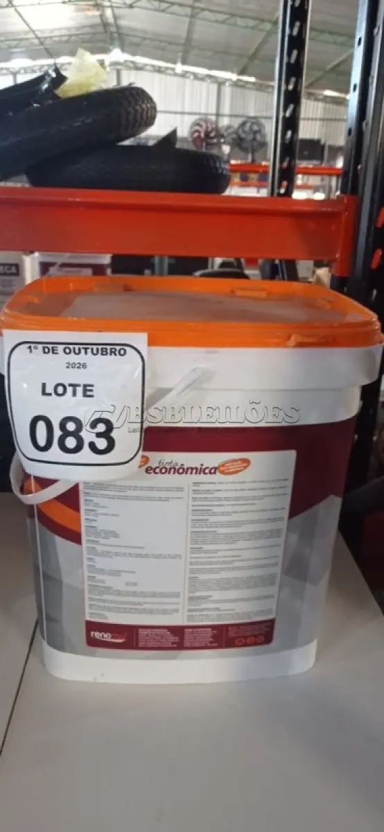 LOTE 083 - 01 BALDE DE SELADOR ACRÍLICO DE 16L MARCA RENOCRIL. (NO ESTADO) ATENÇÃO! FAZER A VISITAÇÃO ANTES DE ARREMATAR, NÃO SABEMOS SE FUNCIONA, LEILÃO NÃO TEM GARANTIA E NEM DEVOLUÇÃO, SUJEITO A POSSÍVEIS AVARIAS VISÍVEIS/OCULTAS E/OU AUSÊNCIA DE COMPONENTES.