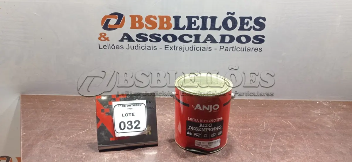 LOTE 032 - 01 LATA DE EMBORRACHAMENTO PRETO LINHA AUTOMOTIVA DE 3,6L NA COR ANJO TINTAS. (NO ESTADO) ATENÇÃO! FAZER A VISITAÇÃO ANTES DE ARREMATAR, NÃO SABEMOS SE FUNCIONA, LEILÃO NÃO TEM GARANTIA E NEM DEVOLUÇÃO, SUJEITO A POSSÍVEIS AVARIAS VISÍVEIS/OCULTAS E/OU AUSÊNCIA DE COMPONENTES.