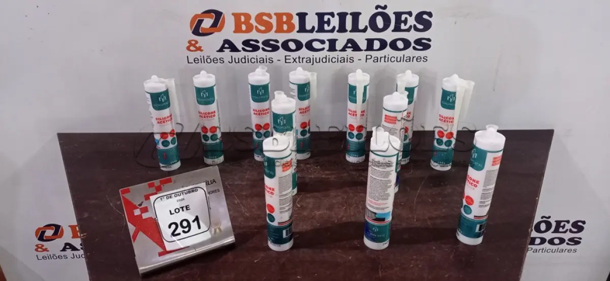 LOTE 291 - 12 SILICONES ACÉTICO INCOLOR DE 240G CADA MARCA MONUMENTAL. (NO ESTADO) ATENÇÃO! FAZER A VISITAÇÃO ANTES DE ARREMATAR, NÃO SABEMOS SE FUNCIONA, LEILÃO NÃO TEM GARANTIA E NEM DEVOLUÇÃO, SUJEITO A POSSÍVEIS AVARIAS VISÍVEIS/OCULTAS E/OU AUSÊNCIA DE COMPONENTES.