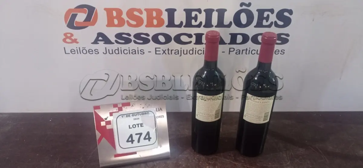 LOTE 474 - 02 GARRAFAS DE VINHO TINTO MALBEC ALTO ARGENTINO 2022 DE 750ML MARCA ANGÉLICA ZAPATA. (NO ESTADO) ATENÇÃO! FAZER A VISITAÇÃO ANTES DE ARREMATAR, NÃO SABEMOS SE FUNCIONA, LEILÃO NÃO TEM GARANTIA E NEM DEVOLUÇÃO, SUJEITO A POSSÍVEIS AVARIAS VISÍVEIS/OCULTAS E/OU AUSÊNCIA DE COMPONENTES.