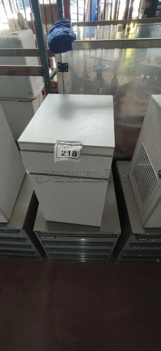 LOTE 218 - 01 ARQUIVO BAIXO DE AÇO COM 05 GAVETAS E 01 ARMÁRIO BAIXO COM 01 GAVETA E SUPORTE PARA CPU. (NO ESTADO) ATENÇÃO! FAZER A VISITAÇÃO ANTES DE ARREMATAR, NÃO SABEMOS SE FUNCIONA, LEILÃO NÃO TEM GARANTIA E NEM DEVOLUÇÃO, SUJEITO A POSSÍVEIS AVARIAS VISÍVEIS/OCULTAS E/OU AUSÊNCIA DE COMPONENTES.