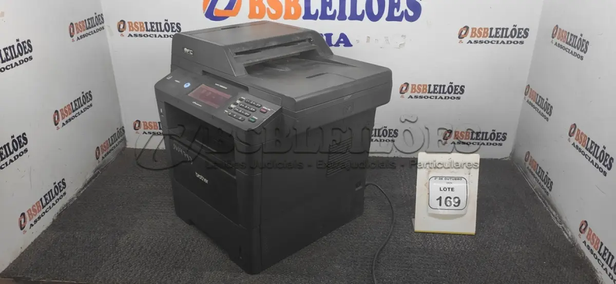 LOTE 169 - 01 IMPRESSORA MULTIFUNCIONAL MODELO MFC-8952DW MARCA BROTHER. (NO ESTADO) ATENÇÃO! FAZER A VISITAÇÃO ANTES DE ARREMATAR, NÃO SABEMOS SE FUNCIONA, LEILÃO NÃO TEM GARANTIA E NEM DEVOLUÇÃO, SUJEITO A POSSÍVEIS AVARIAS VISÍVEIS/OCULTAS E/OU AUSÊNCIA DE COMPONENTES.