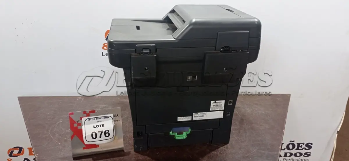 LOTE 076 - 01 IMPRESSORA MULTIFUNCIONAL MODELO MFC-8952DW MARCA BROTHER. (NO ESTADO) ATENÇÃO! FAZER A VISITAÇÃO ANTES DE ARREMATAR, NÃO SABEMOS SE FUNCIONA, LEILÃO NÃO TEM GARANTIA E NEM DEVOLUÇÃO, SUJEITO A POSSÍVEIS AVARIAS VISÍVEIS/OCULTAS E/OU AUSÊNCIA DE COMPONENTES.