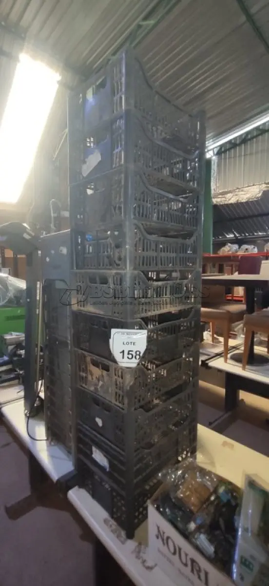 LOTE 158 - 10 CESTAS ORGANIZADORAS. (NO ESTADO) ATENÇÃO! FAZER A VISITAÇÃO ANTES DE ARREMATAR, NÃO SABEMOS SE FUNCIONA, LEILÃO NÃO TEM GARANTIA E NEM DEVOLUÇÃO, SUJEITO A POSSÍVEIS AVARIAS VISÍVEIS/OCULTAS E/OU AUSÊNCIA DE COMPONENTES.