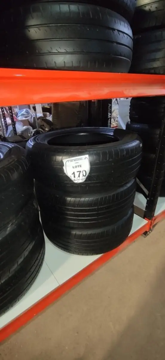LOTE 170 - 03 PNEUS TAMANHO 205/60 R16. (NO ESTADO) ATENÇÃO! FAZER A VISITAÇÃO ANTES DE ARREMATAR, NÃO SABEMOS SE FUNCIONA, LEILÃO NÃO TEM GARANTIA E NEM DEVOLUÇÃO, SUJEITO A POSSÍVEIS AVARIAS VISÍVEIS/OCULTAS E/OU AUSÊNCIA DE COMPONENTES.