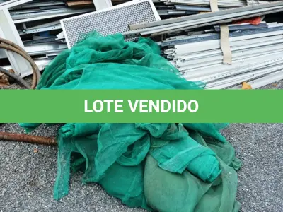 LOTE 025 - 01 LOTE CONTENDO TELAS DE PROTEÇÃO NA COR VERDE. (NO ESTADO)