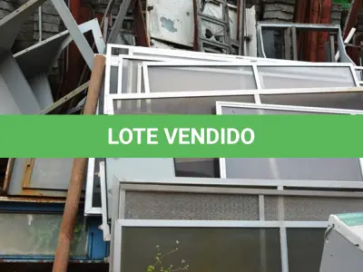 LOTE 030 - 01 LOTE CONTENDO JANELAS EM FERRO C/VIDROS. (NO ESTADO)