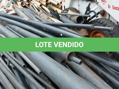 LOTE 014 - 01 LOTE CONTENDO CANOS PRETOS P/ ELÉTRICA. (NO ESTADO) 