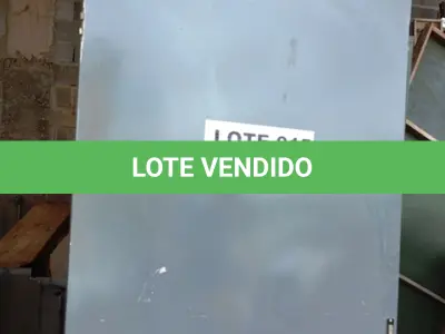 LOTE 015 - 04 ROUPEIROS DE AÇO E 05 PORTAS EM MADEIRA. (NO ESTADO)