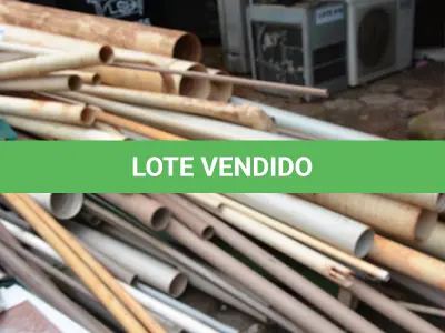 LOTE 020 - 01 LOTE CONTENDO CANOS EM PVC TAMANHOS DIVERSOS. (NO ESTADO)