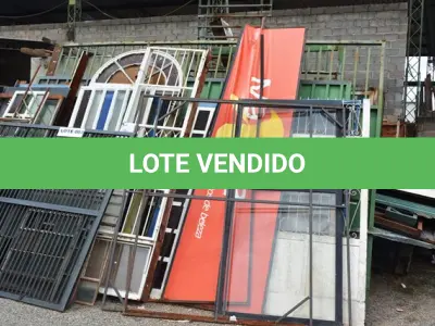 LOTE 003 - 01 LOTE CONTENDO PORTA EM FERRO, PORTÃO, GRADES DE FERRO E JANELAS .(NO ESTADO)