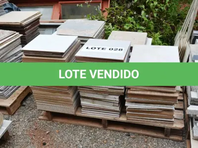 LOTE 028 - 01 PALETE CONTENDO CERÂMICAS DIVERSAS. (NO ESTADO)
