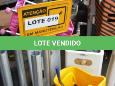 LOTE 019 - 02 AQUECEDORES A GÁS,04 SEPARADORES DE FILA,01 CARRINHO P/LIMPEZA. (NO ESTADO)