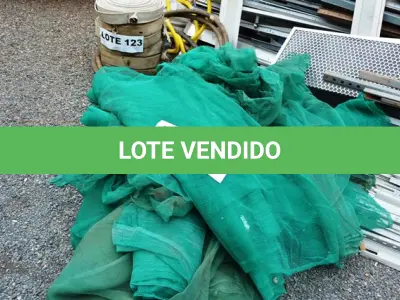 LOTE 025 - 01 LOTE CONTENDO TELAS DE PROTEÇÃO NA COR VERDE. (NO ESTADO)