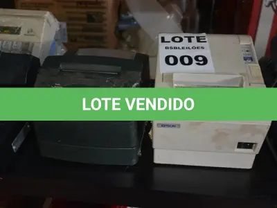 LOTE 009 - 02 IMPRESSORAS DE CUPOM MARCAS E MODELOS DIVERSOS.(NO ESTADO)