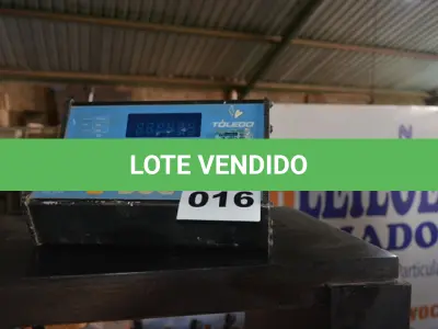 LOTE 016 - 01 MÓDULO DE BALANÇA COM CAPACIDADE MÁXIMA DE 1500K MARCA TOLEDO. (NO ESTADO)