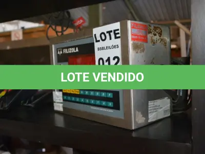 LOTE 012 - 01 MÓDULO DE BALANÇA COM CAPACIDADE MÁXIMA DE 40.000 MARCA FILIZOLA.(NO ESTADO)