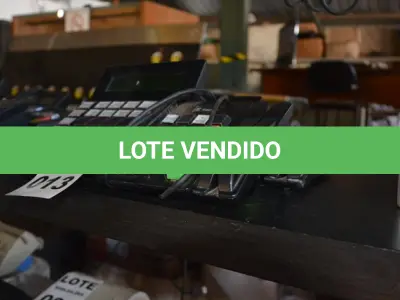 LOTE 013 - 02 TECLADOS DE CAIXA, MODELO: TEC55 USB DIS LCM23 MARCA OKI.(NO ESTADO)