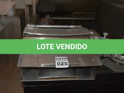 LOTE 025 - 01 EMBALADORA INOX INCOMPLETAS. (NO ESTADO)