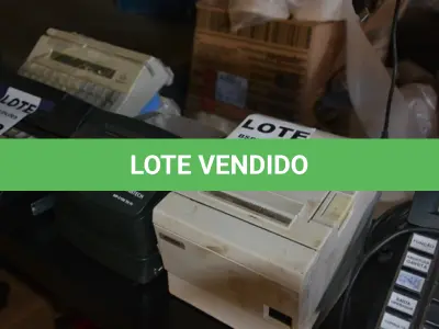 LOTE 009 - 02 IMPRESSORAS DE CUPOM MARCAS E MODELOS DIVERSOS.(NO ESTADO)
