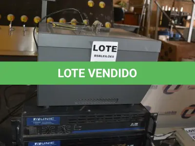 LOTE 021 - 03 DIGITAL VÍDEO RECORD 02 AMPLIFICADORES MARCA UNIC E UM RETO PROJETOR.(NO ESTADO) 