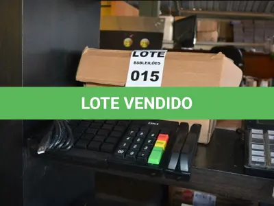 LOTE 015 - 02 TECLADOS DE CAIXA, MODELO: TEC55 USB DIS LCM23 MARCA OKI.(NO ESTADO)