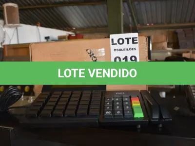LOTE 019 - 02 TECLADOS DE CAIXA, MODELO: TEC55 USB DIS LCM23 MARCA OKI. (NO ESTADO)