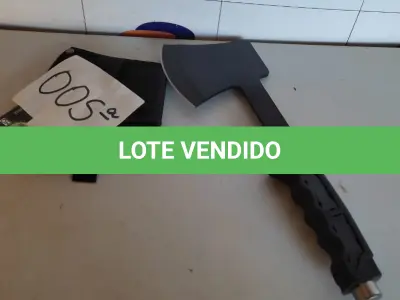 LOTE 005 - 01 MACHADINHA PARA CAMPING COM BAINHA.(NO ESTADO)