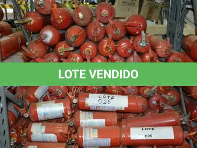 LOTE 025 - 01-LOTE CONTENDO APX 35 EXTINTORES P/INCENDIO B.C (NO ESTADO)