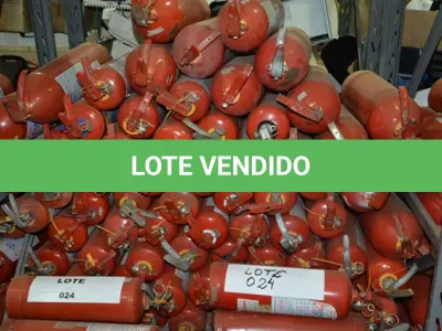 LOTE 024 - 01-LOTE CONTENDO APX 35 EXTINTORES P/INCENDIO B.C (NO ESTADO)