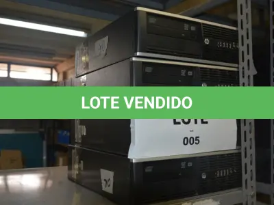 LOTE 005 - 04- CPUS MARCA HP(NO ESTADO)