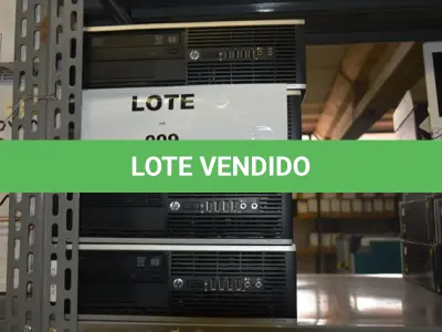 LOTE 009 - 04- CPUS MARCA HP (NO ESTADO)