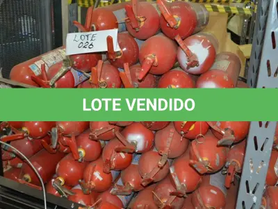 LOTE 026 - 01-LOTE CONTENDO APX 35 EXTINTORES P/INCENDIO B.C (NO ESTADO)