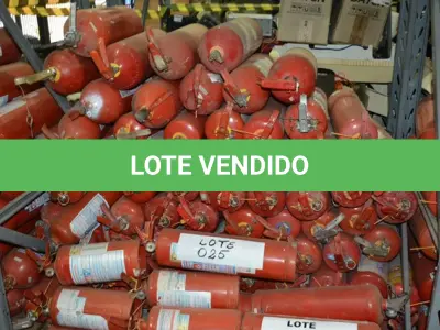 LOTE 025 - 01-LOTE CONTENDO APX 35 EXTINTORES P/INCENDIO B.C (NO ESTADO)