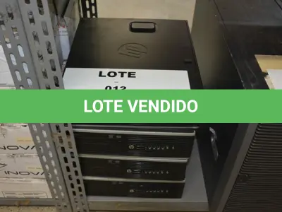 LOTE 012 - 04- CPUS MARCA HP (NO ESTADO)