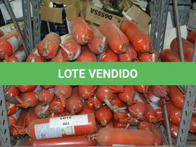 LOTE 023 - 01-LOTE CONTENDO APX 35 EXTINTORES P/INCENDIO B.C (NO ESTADO)
